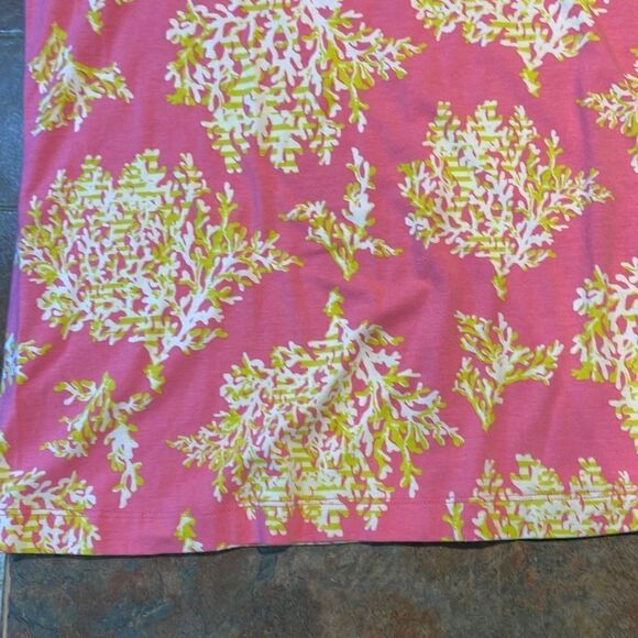 Crown & Ivy Pink Breezy Seaside Coral Print Small - Picture 9 of 9